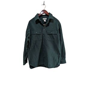 L.L.Bean Men's Fleece Button-Up Shirt - Size M